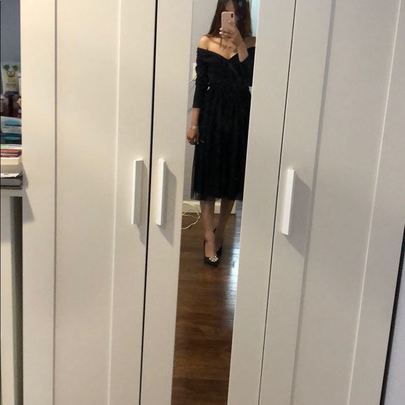 Zara TULLE MIDI DRESS-TRENDING PICKS NWOT Sz Xs - Picture 2 of 6